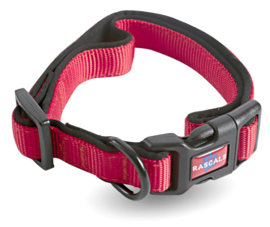 COLLAR ACOLCHADO ROJO S